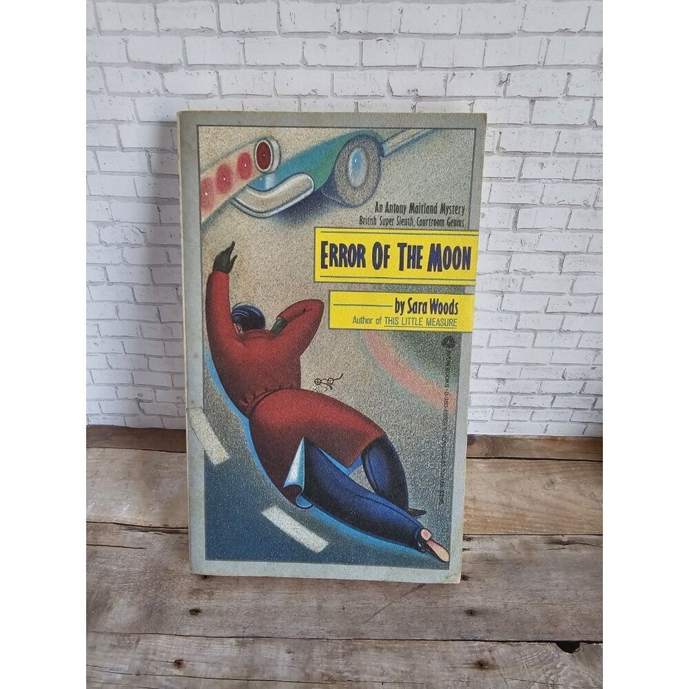 Error of the Moon Sara Woods 1986 Avon Mystery Paperback Vintage Crime Novel